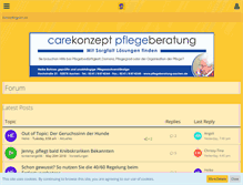 Tablet Screenshot of elternpflege-forum.de